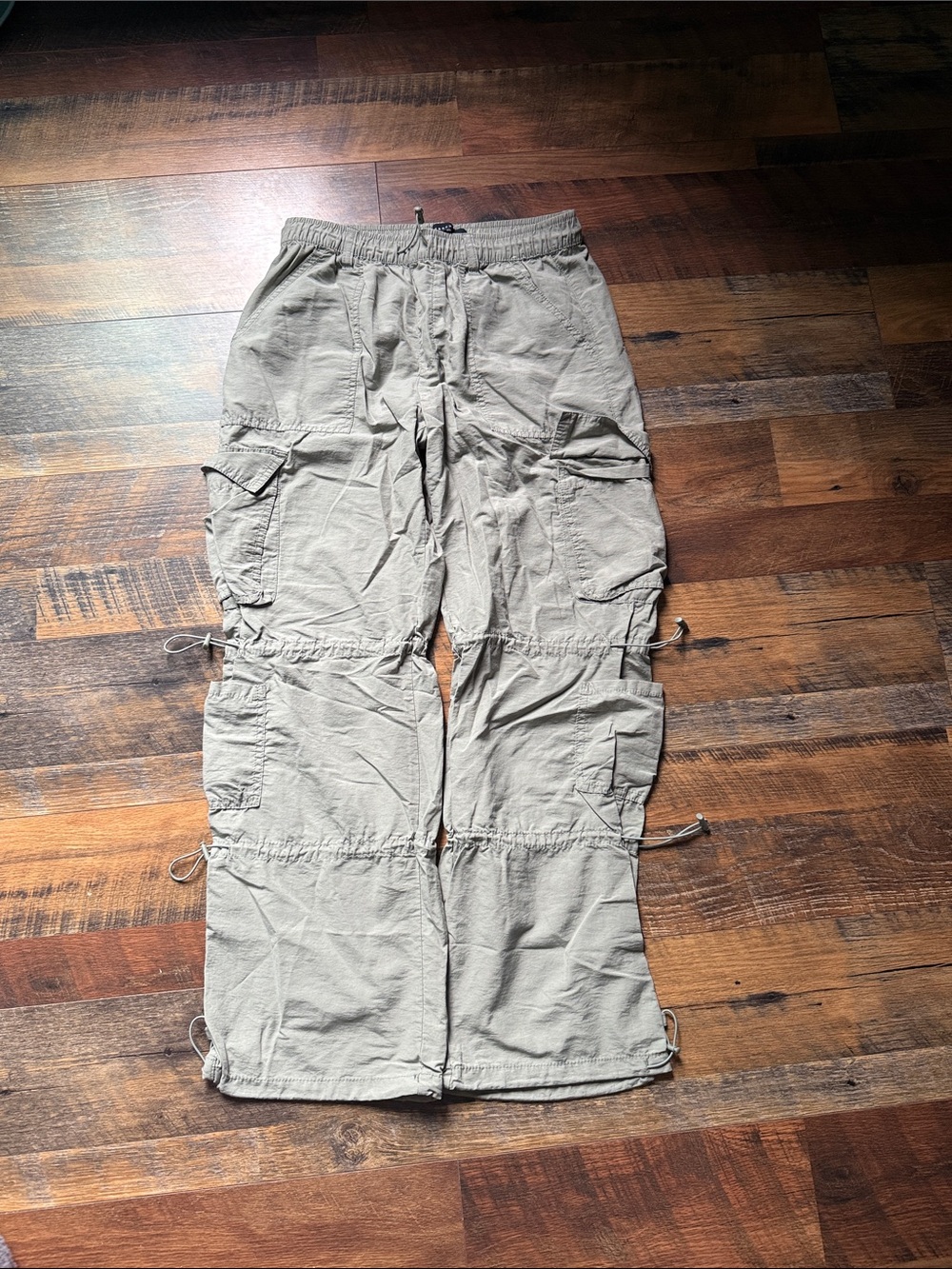 Aeropostale Khaki Cargo Boot-Cut Pants